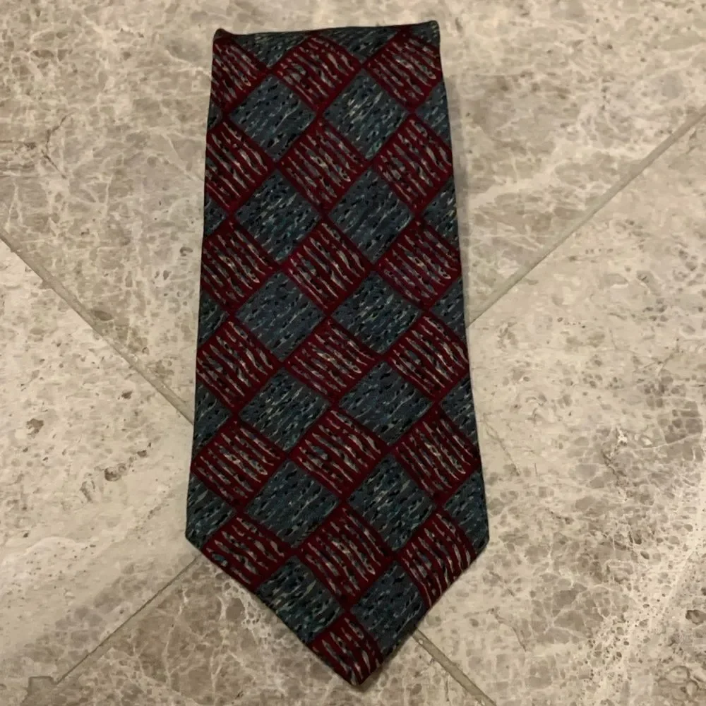 Christian Dior Mens Geometric Tie